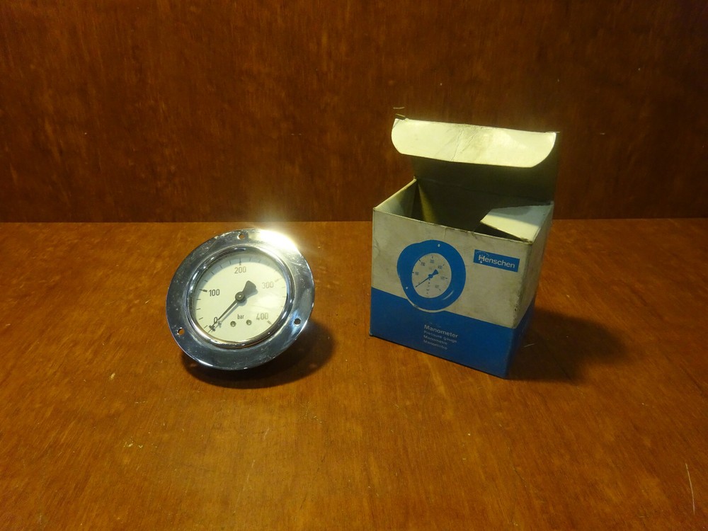 Henschen pressure gause 0-400bar manometer