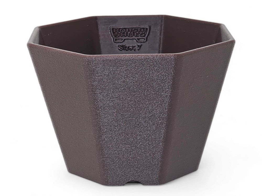 Bonsai Shoes Modern Semi Cascade Octagon Plastic Training Pot