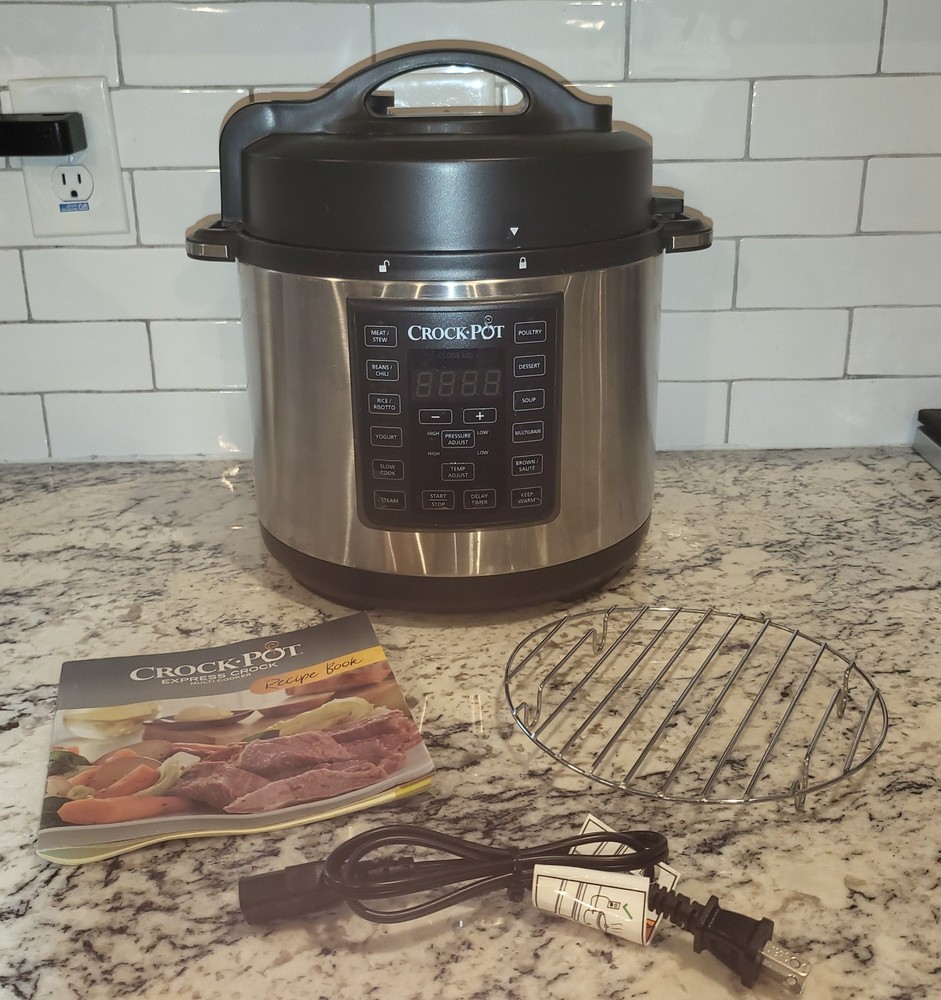 Crock Pot Express 6 Qt Programmable Multicooker/Pressure Cooker SCCPPC600-V1