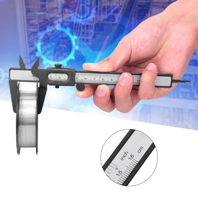 Metal Vernier Caliper with Double Scale Measuring Tool for Insides Outside Depth