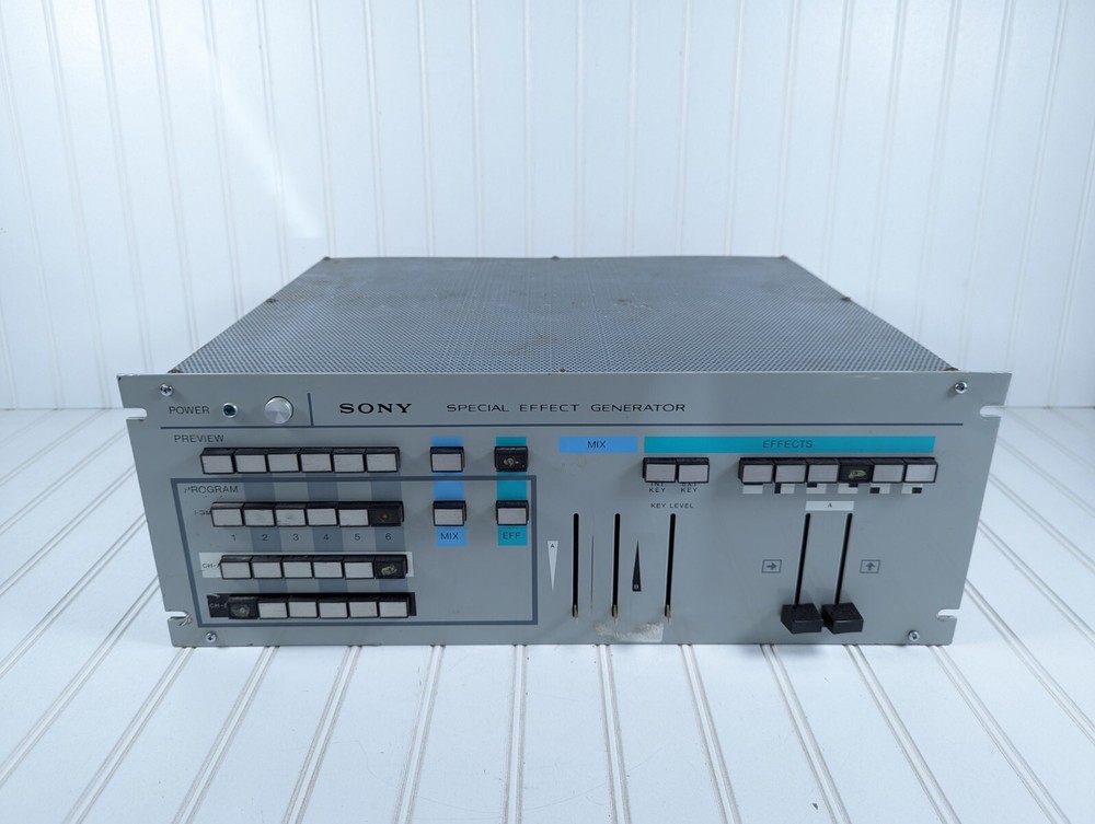 Sony Special Effects Generator SEG-2 Vintage Powers on Broadcast Editor