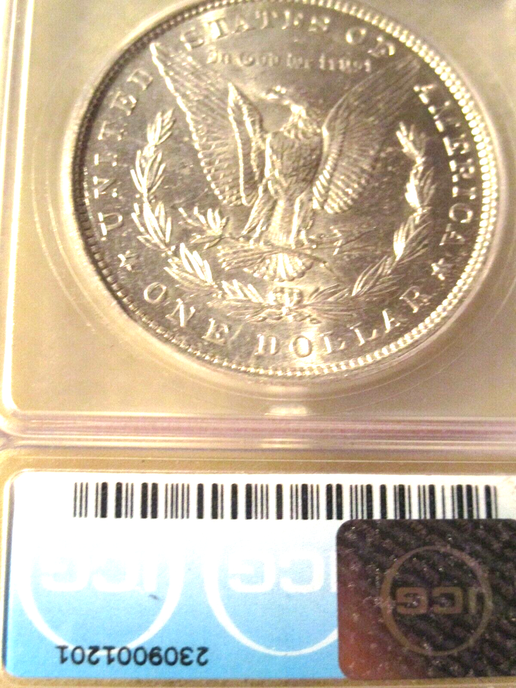 1880 MORGAN SILVER DOLLAR MS63 ICG