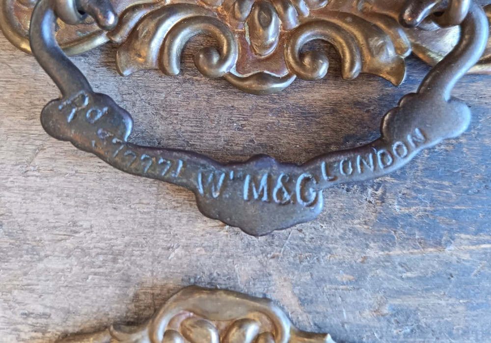 Antique Brass Drawer Handles Pulls Set