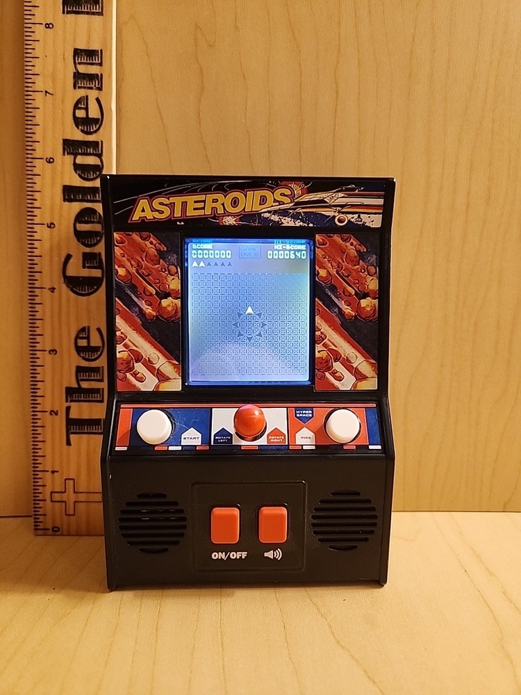 Atari Interactive Asteroids 1979 Mini Arcade Electronic Handheld Game Works