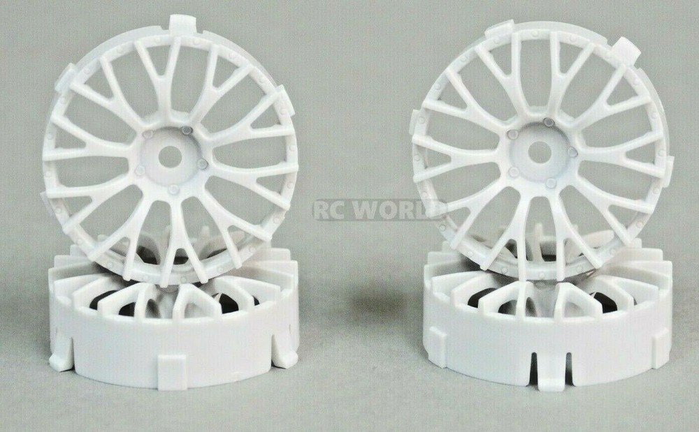 Tetsujin DAISY Wheels INSERTS Disk Adjustable Offset - MATTE BLACK - 4 pcs