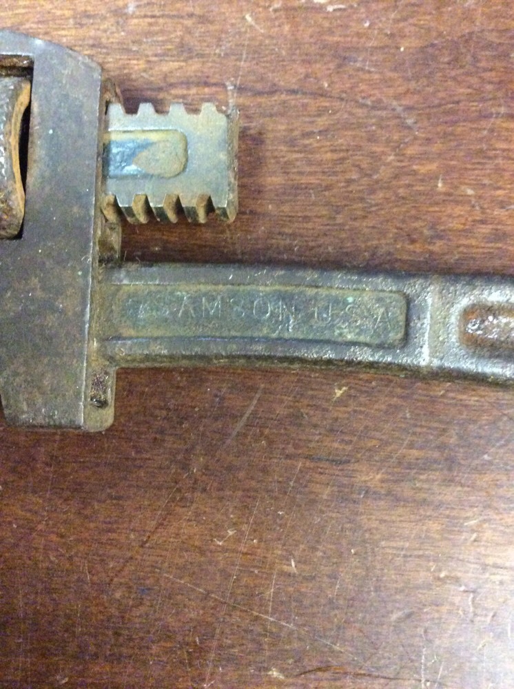 Drop Forged Samson 10" Adjustable Heavy Duty Pipe Wrench UsedToolShop.com