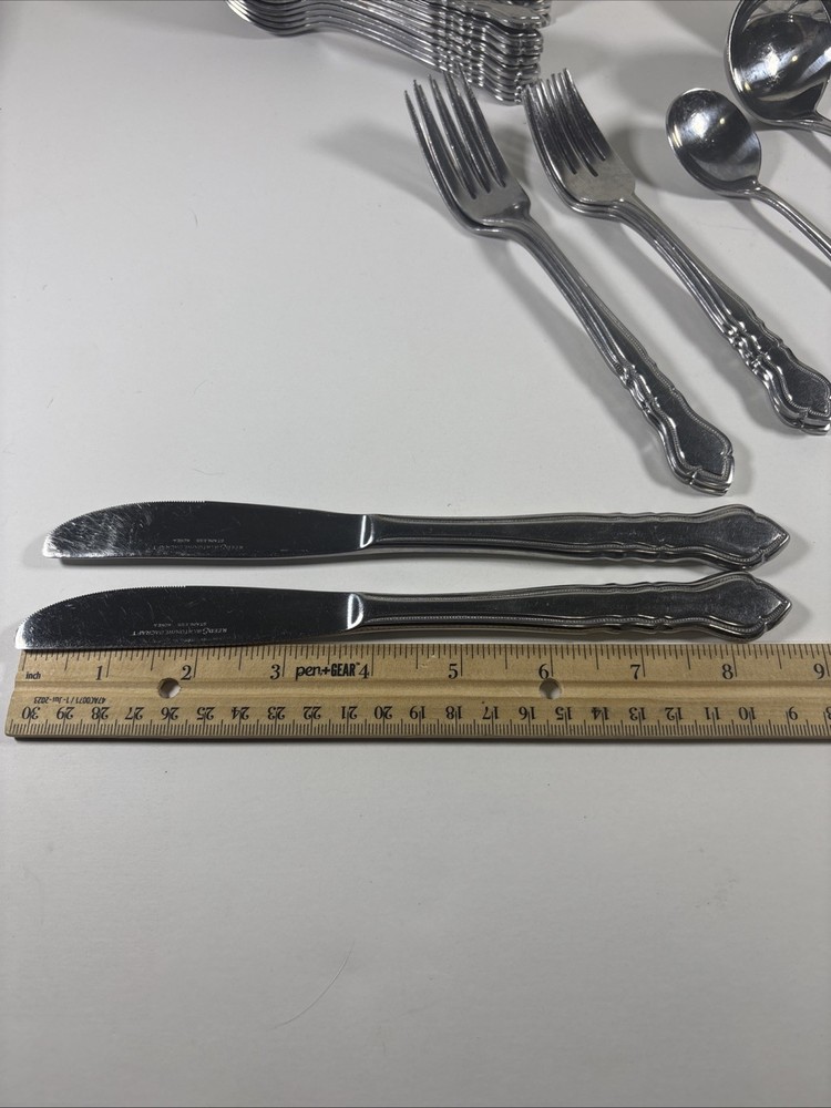 Reed & Barton Rebacraft Carriage Stainless 27 Misc Pieces Flatware Silverware