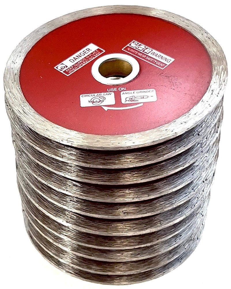 4” Continuous Cutting Diamond Tile Blade Granite stone Porcelain (10 pack)