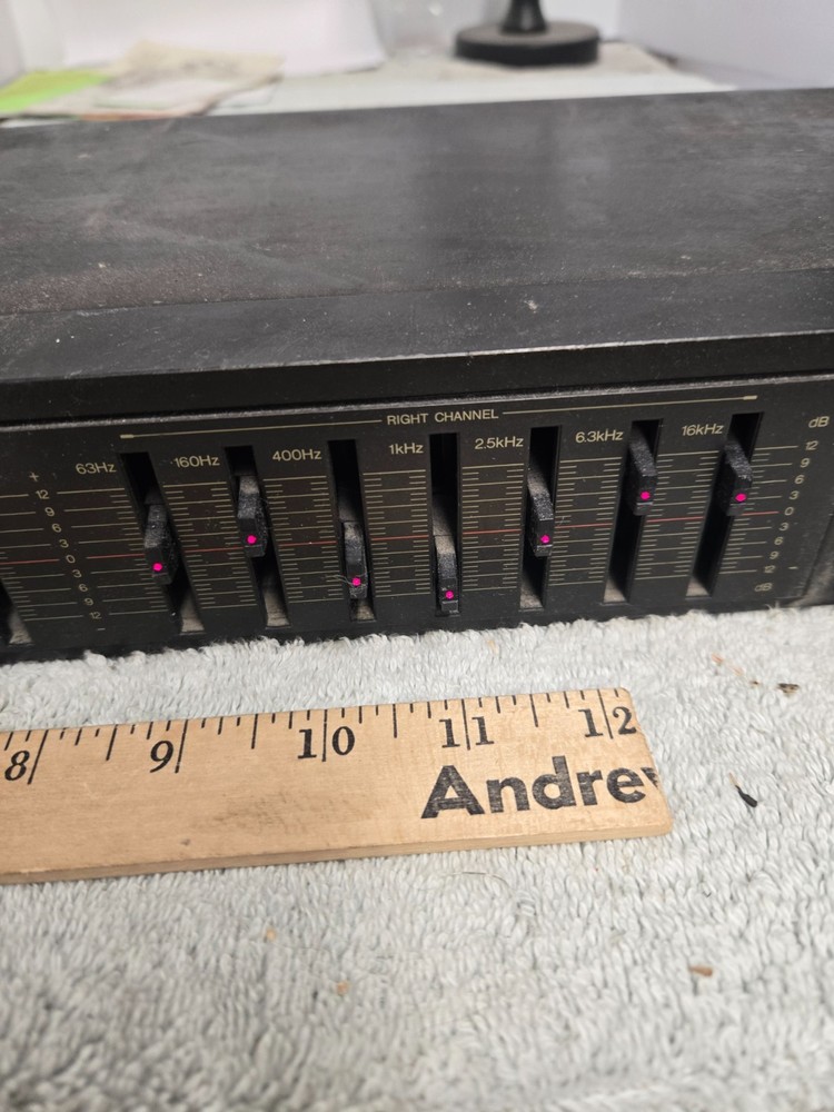 technics graphic equalizer, SH-8017, untested, parts only