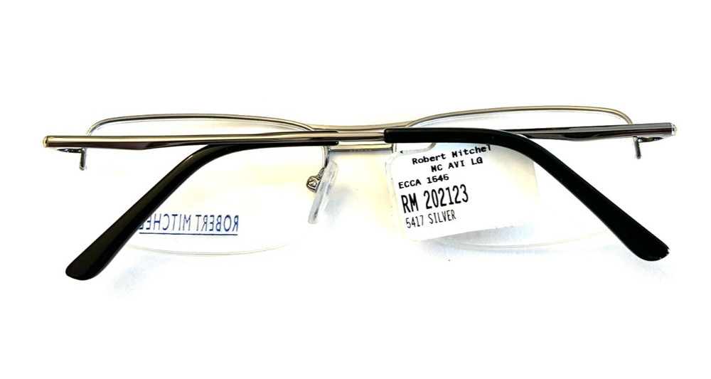 Robert Mitchel Eyeglasses Frames RM 202123 SL Rectangular Half Rim 54-17-140