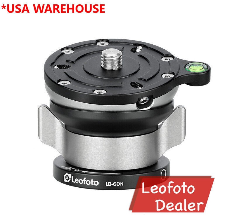 Leofoto LB-60N 60mm Leveling Base with Butterfly Handle