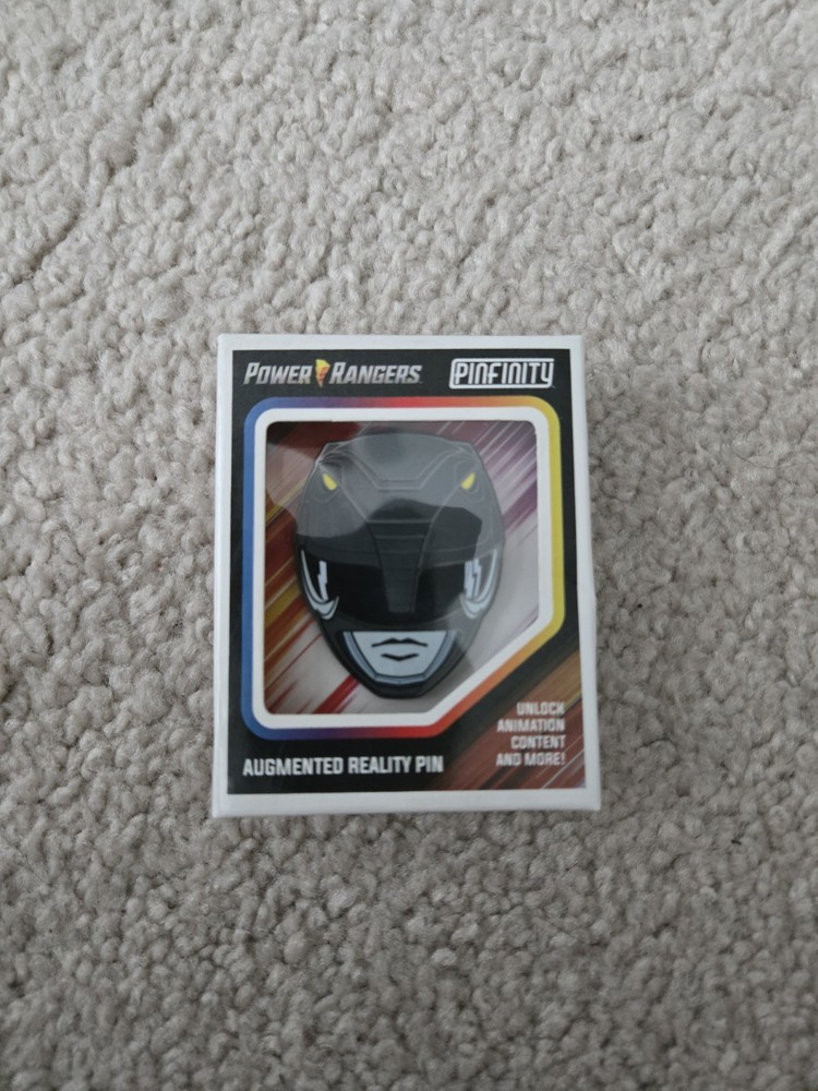 Power Rangers Black Ranger Augmented Reality Enamel Pin