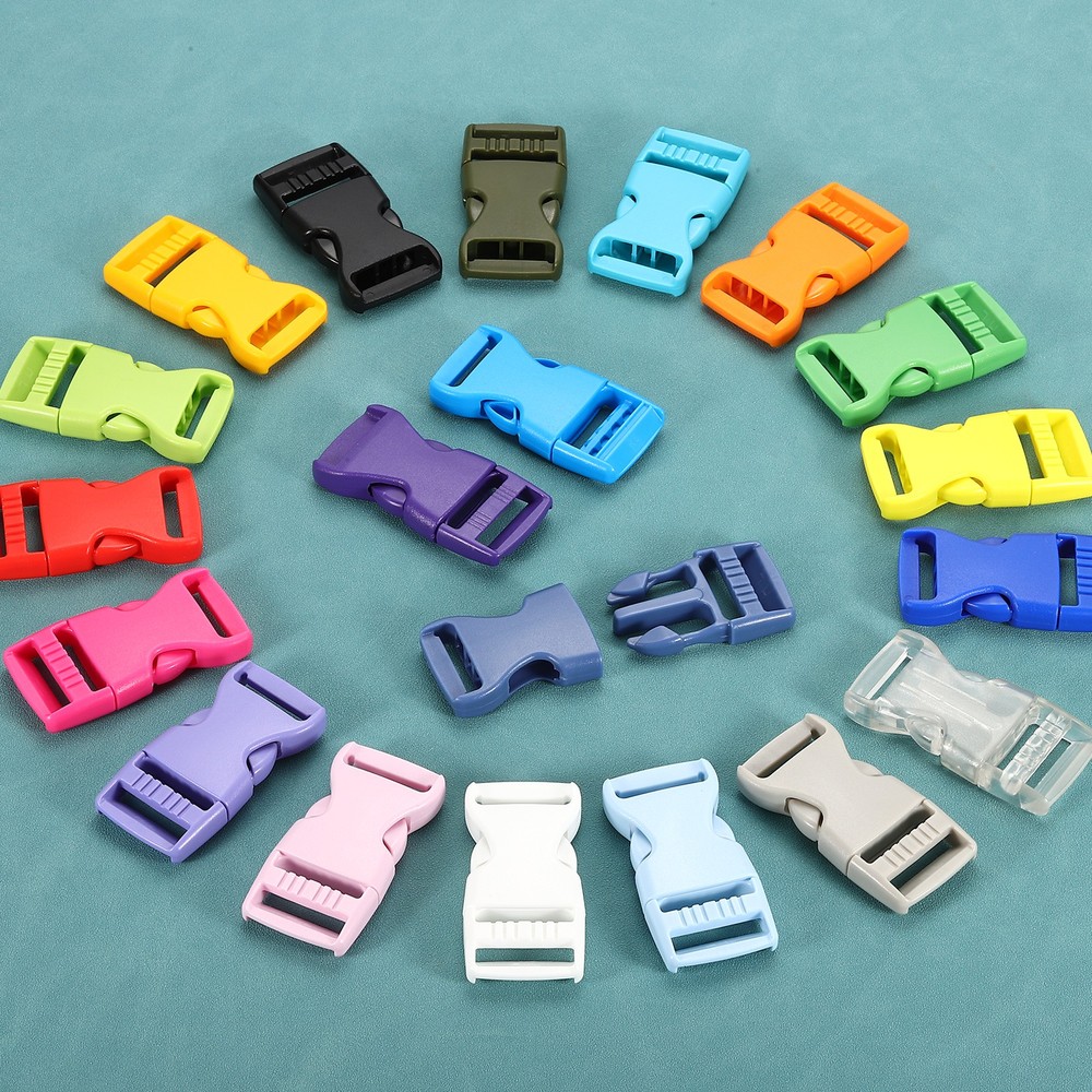 6 Pack Quick Side Release Buckle, 1" Plastic Buckle Clip, Dark Blue