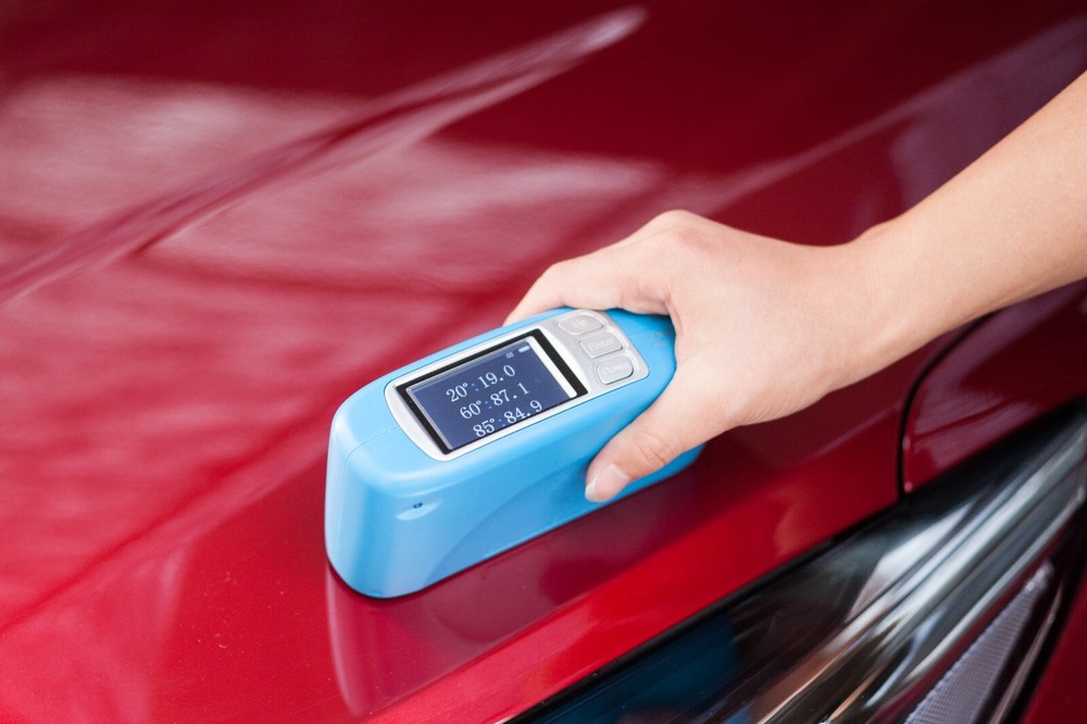 Three Angle Gloss Meter with Test Angle 20° 60° 85° Resolution 0.1GU for Paint