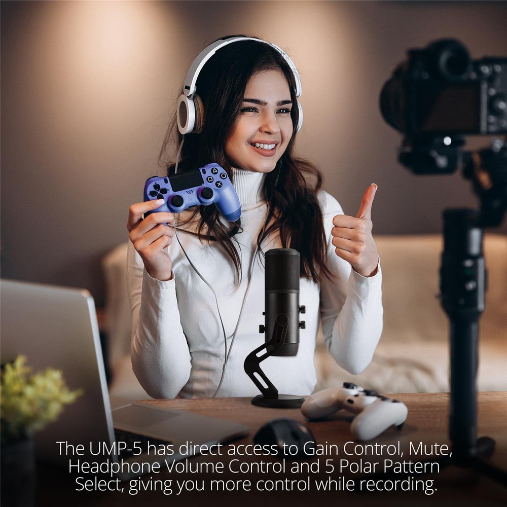 HA UMP-5 Professional USB Multi-Pattern Condenser Microphone #HA-UMP-5