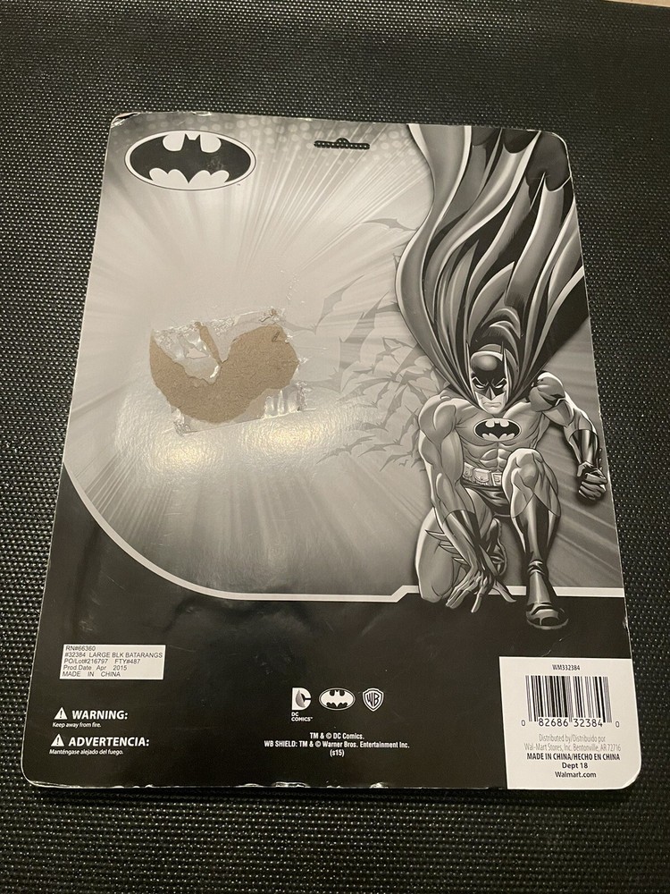 2015 Batman Toy Costume Large Batarangs New Sealed Box Set 2 DC Rare Version NIB
