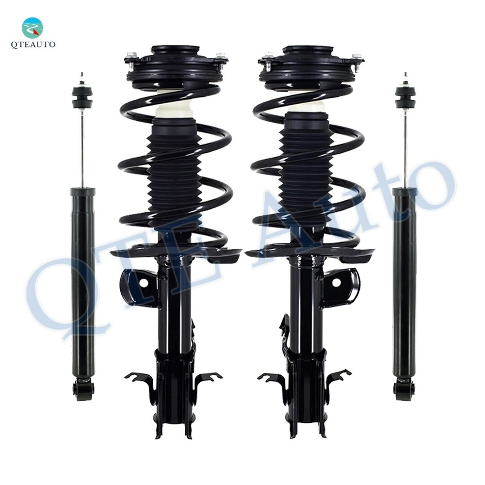 Set 4 Front Quick Complete Strut-Coil Spring-Rear Shock For 2013 Nissan Sentra