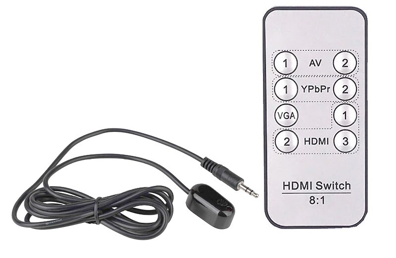 IR Remote And IR Sensor Dongle Cable For HDV6M001 Model