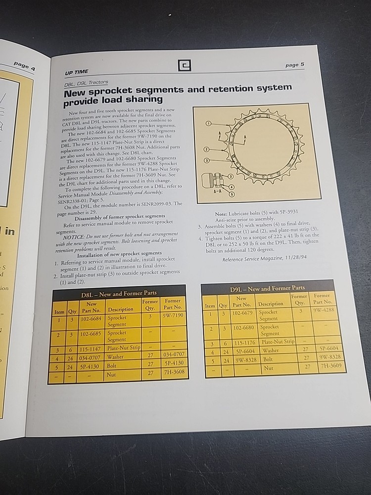 CATERPILLAR EMPIRE MACHINERY UP TIME BROCHURE