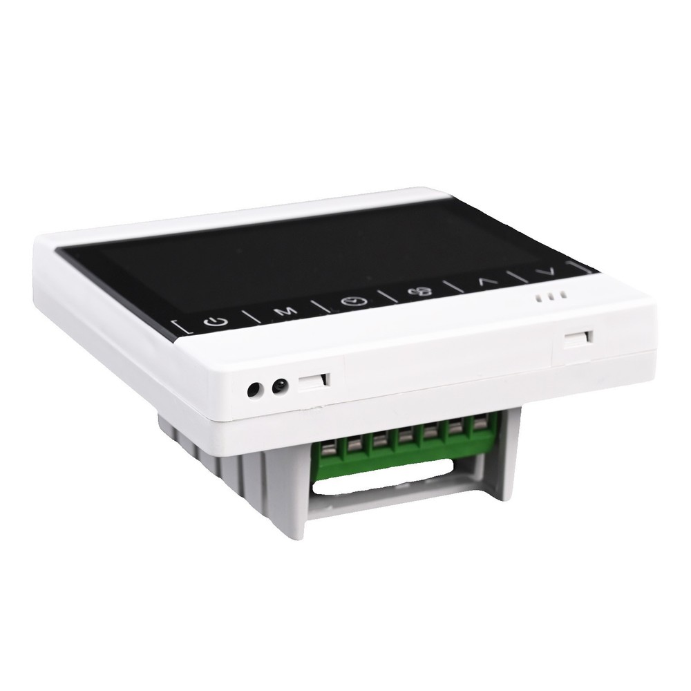 Reliable and easy to use fan coil thermostat for central fresh air system