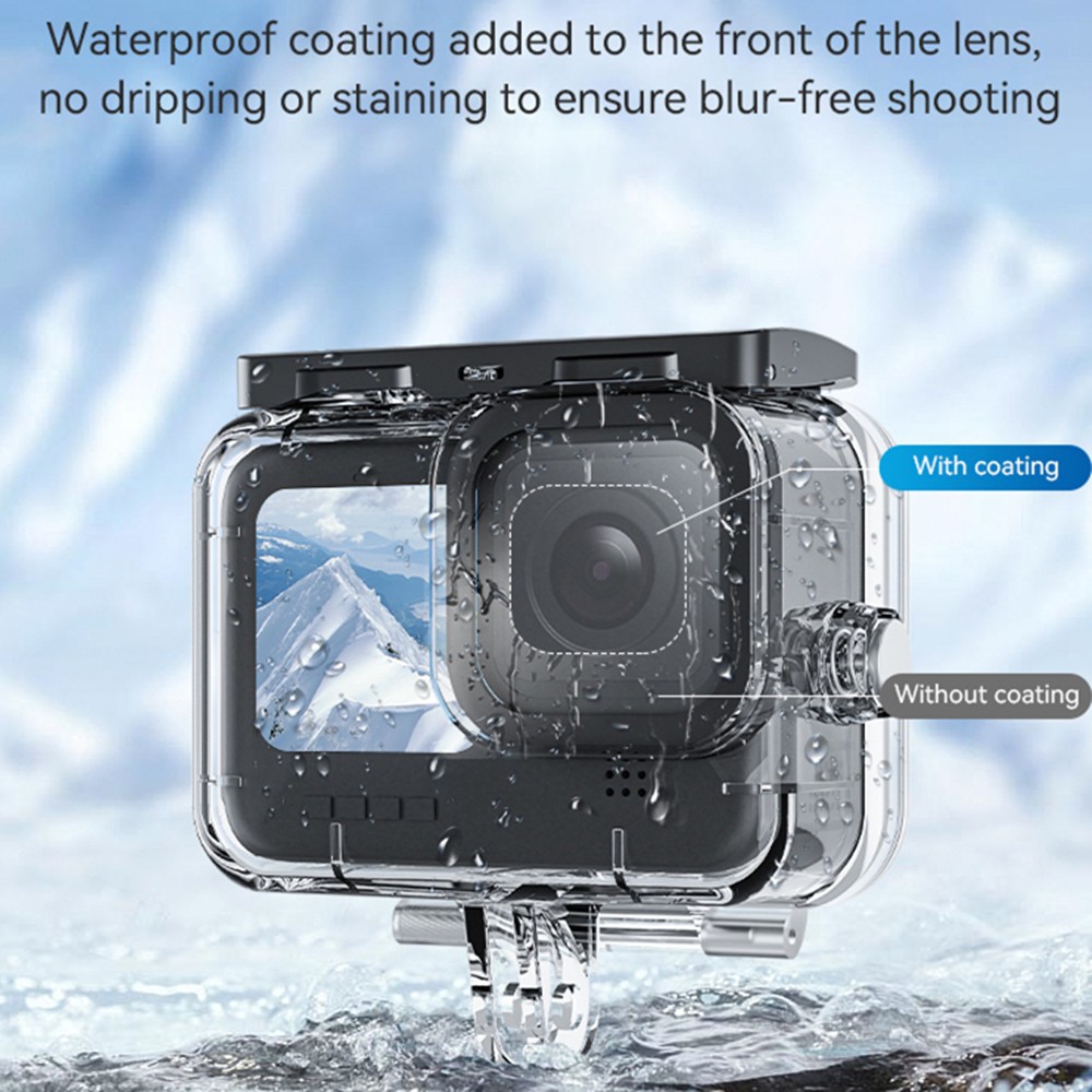 Hydrophobic Coating Protective Case For Full Scene Underwater Photography d