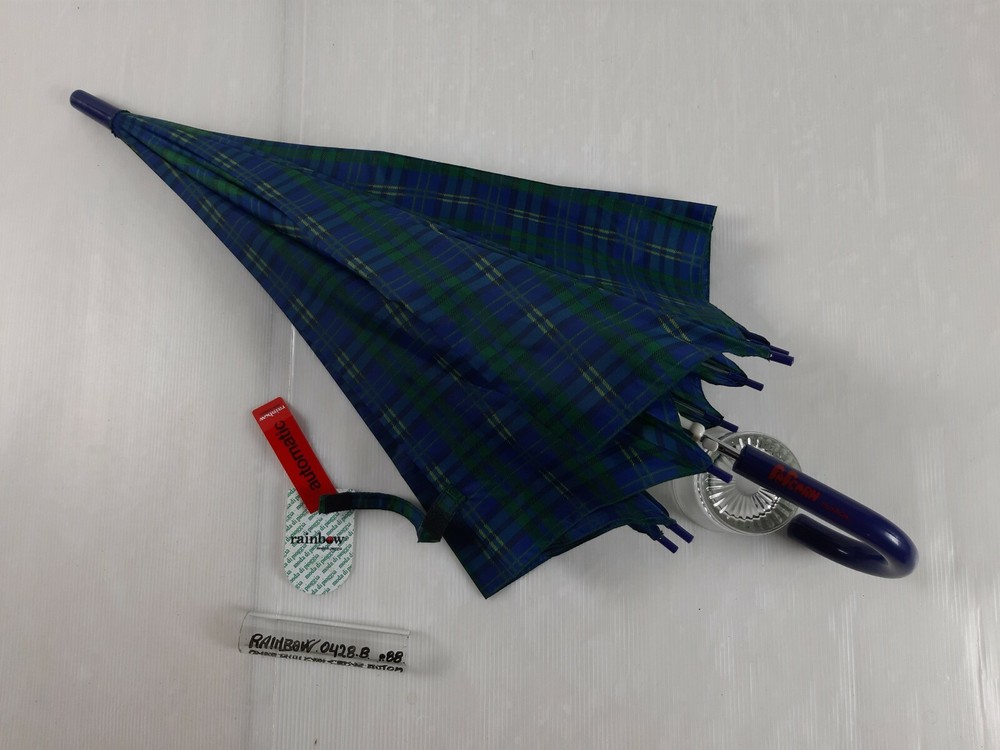 Long/Mini Umbrella - Automatic - Boys - 8 Slats - 0428B - Rainbow