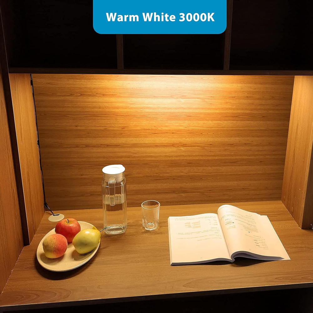 under Cabinet LED Light with USB Power for Kitchen Counter, Workbench, Coffee St
