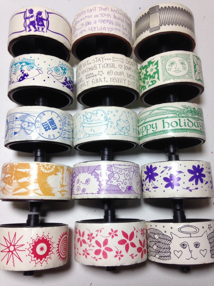 Clearsnap Rollagraph Stamps Assorted Design Patterns Fits 1" Wheel - NEW