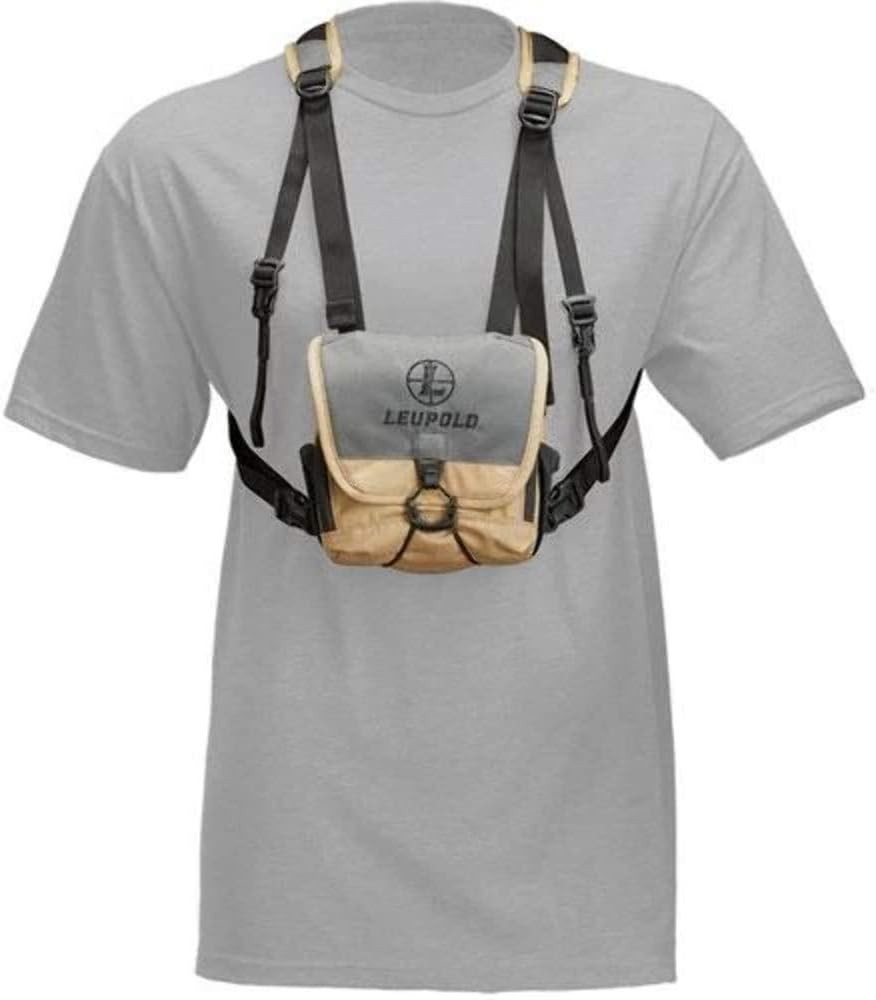 Binocular Harness Adjustable Non Elastic Gray Water Resistant Lightweight Design