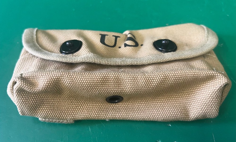 U.S. MODEL SHOTGUN SHELL POUCH KHAKI 1942