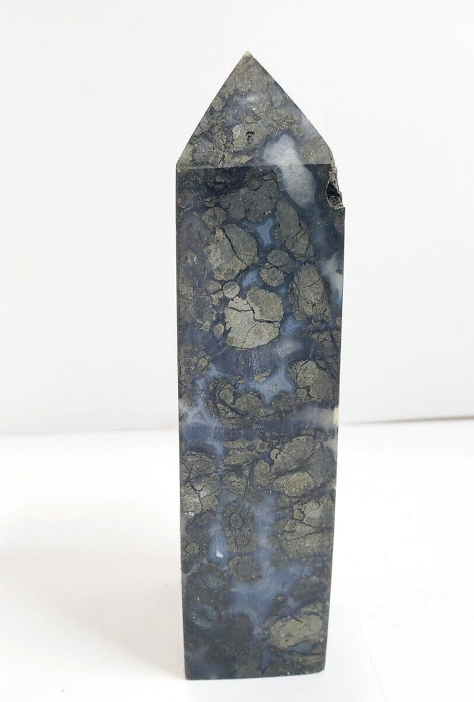 Moss Agate Tower 4" x 1.25"