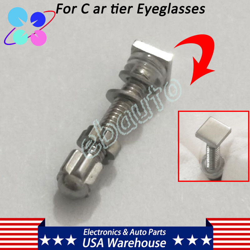 2.5*2.5mm Silver Square Screw & Bolt Set Replace For C ar tier Eyeglasses Frame
