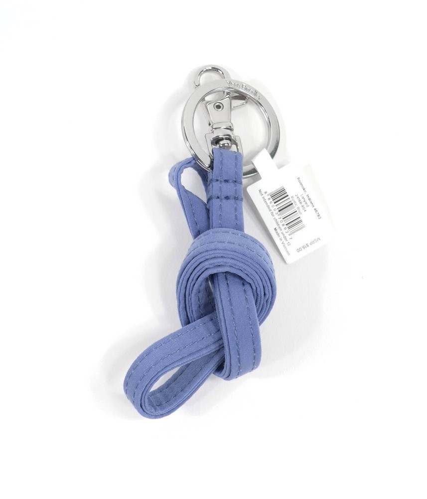 Vera Bradley Rustic Blue Microfiber Lanyard NWT