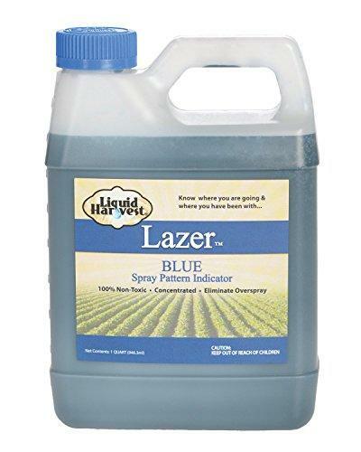 Liquid Harvest Lazer Blue Concentrated Spray Pattern Indicator - 32 Ounces