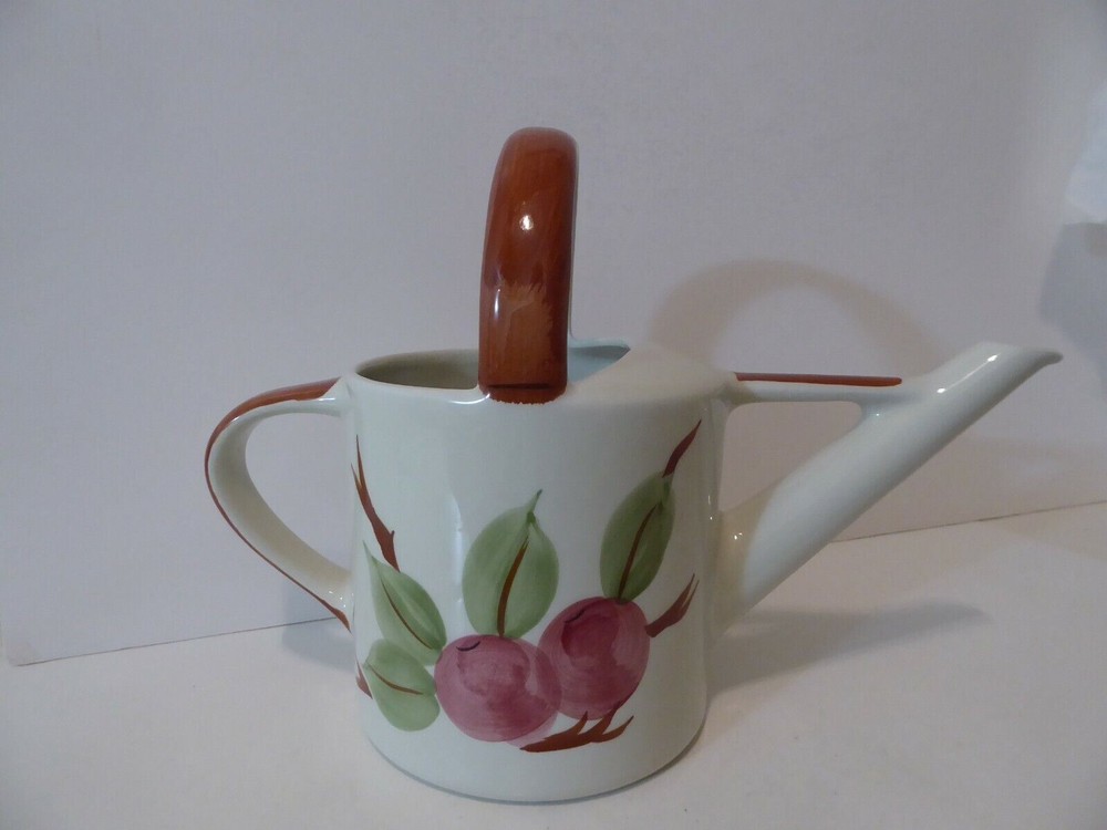 Franciscan Apple Watering Can Pitcher Ceramic Portugal    (S2