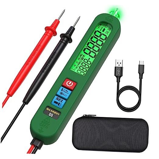 Smart Digital Multimeter Tester Rechargeable Pen-Type Voltmeter Diode