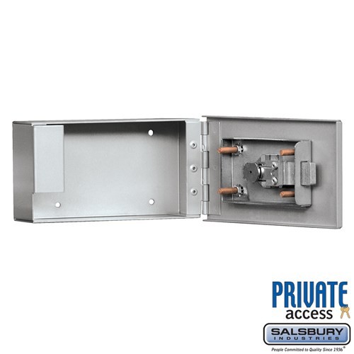 Salsbury Key Keeper (Includes Commercial Lock) - Aluminum - Surface Mounted