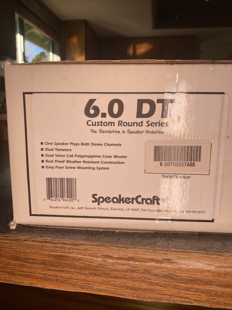 SpeakerCraft 6.0 DT Custom Round Series Speaker