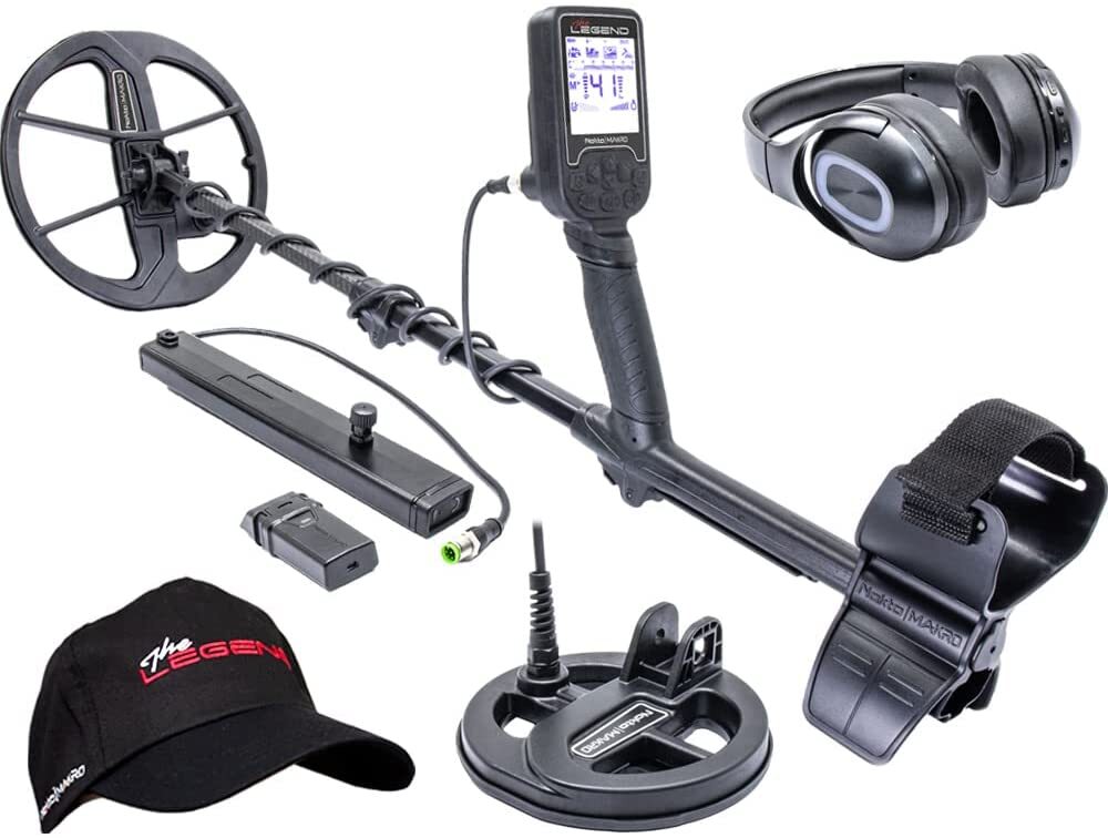 Nokta Legend PRO-PACK Multi-Frequency Waterproof Metal Detector, 2 Coil Package