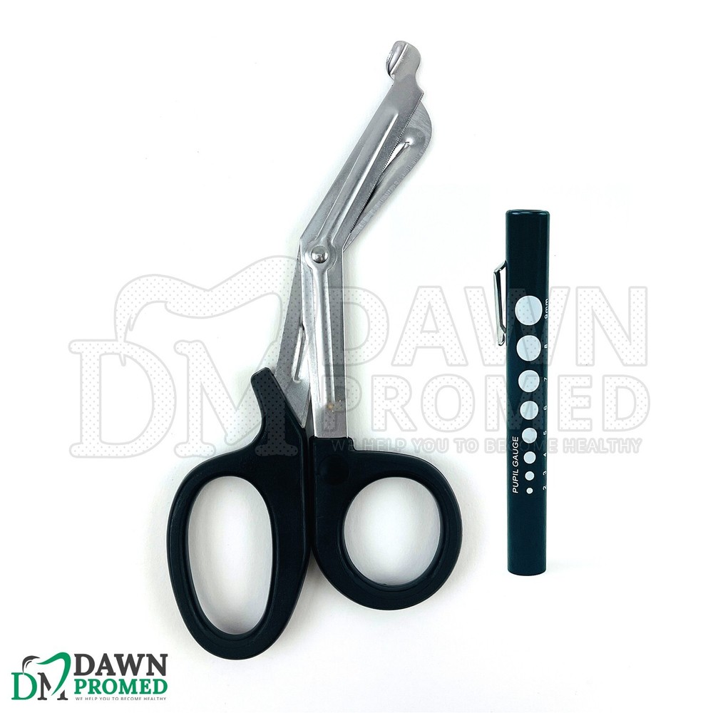 7 Pcs Diagnostics Kit Tuning Forks, Scissors, Hammers, Pin Wheel & Pen Light