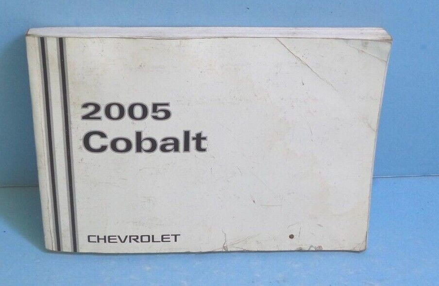 05 2005 Chevrolet Cobalt owners manual
