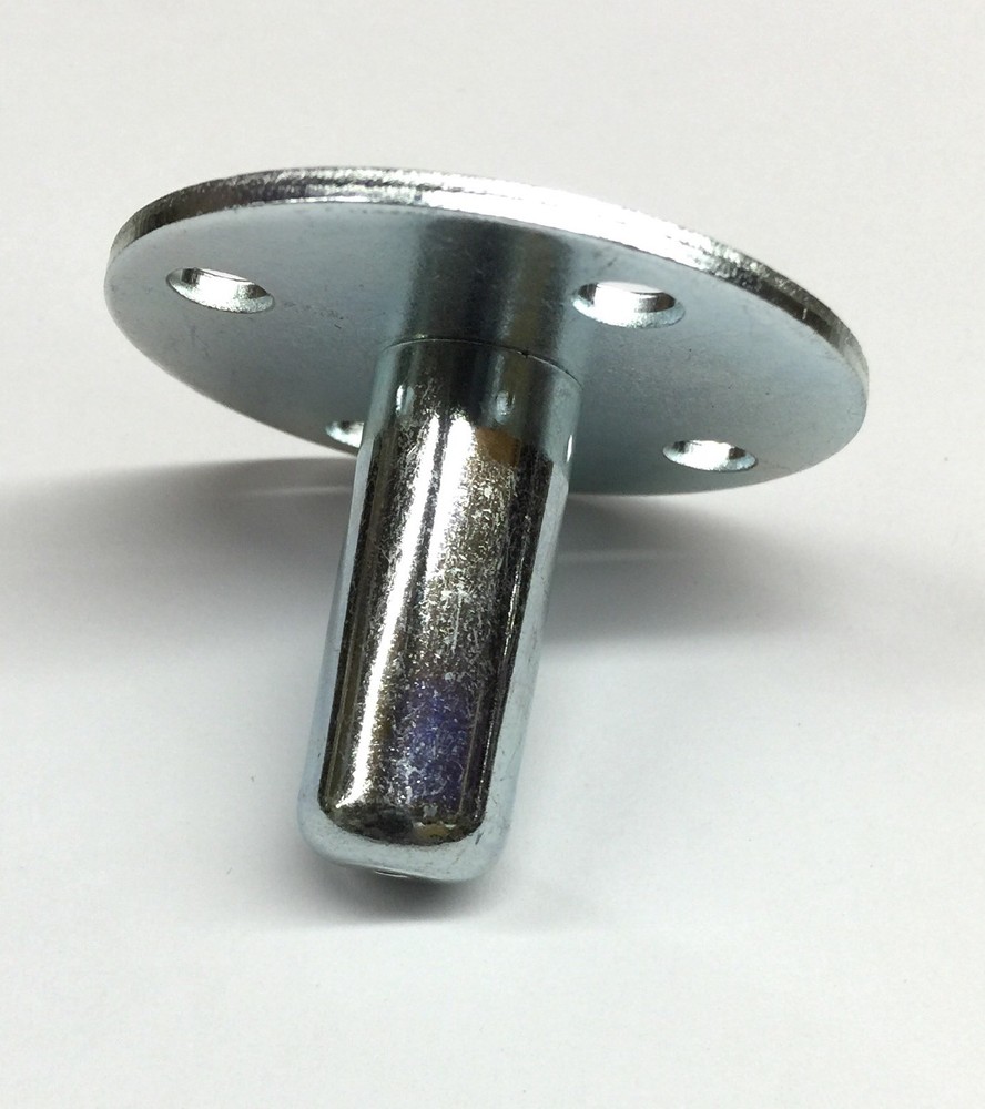 Piano Caster/Wheel Socket (Mounting Plate) 2 1/8" diameter, grip ring stem type