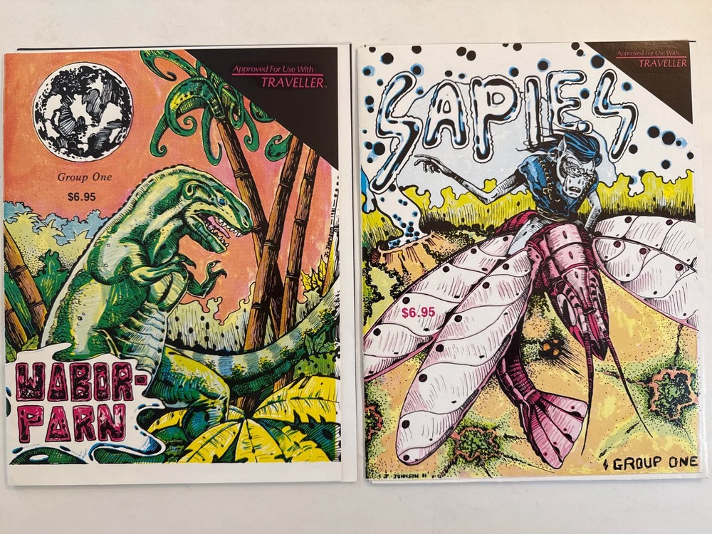 Traveller Adventure Modules Mabor Pan and Sapies Group One