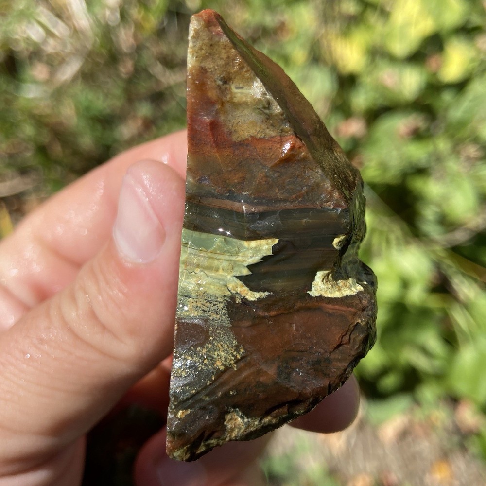 Unique Colorful Jasper Rough 3.16 Oz