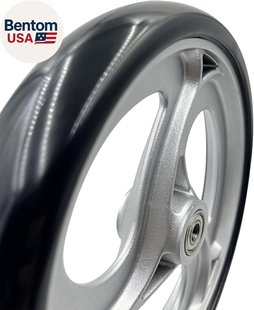 2 Pcs 8" Replacement Wheels for Rollator Walker and Wheelchairs - Drive Rollator