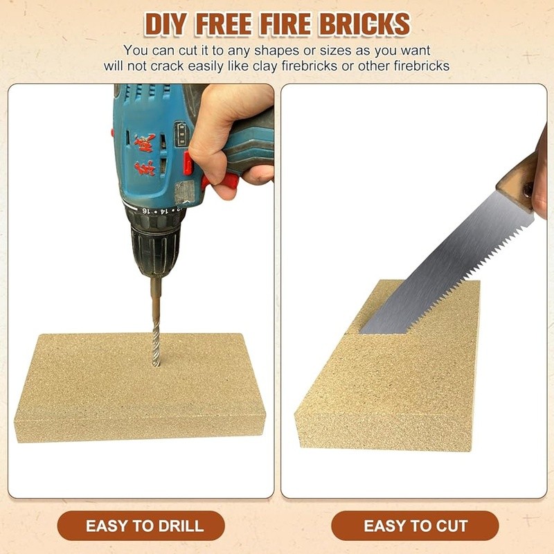 Fire Bricks High Temperature Insulation Durable Wood Stoves Fireplaces New