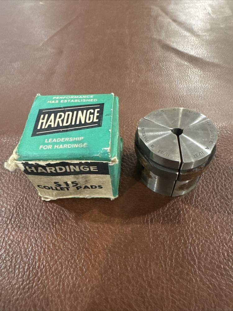 Hardinge S15 Collet Pads 11/32 #PT-1
