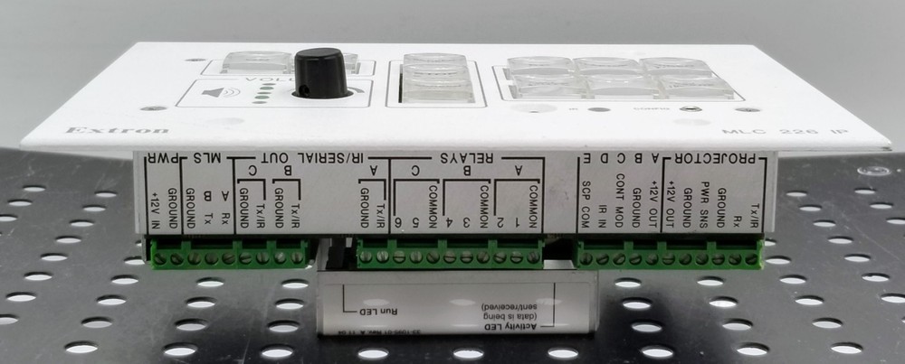 Extron MLC 226 IP MediaLink Controller Enhanced Control Panel (White)