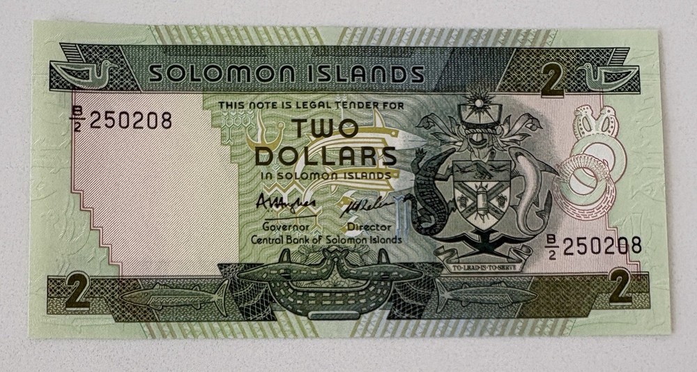 Solomon Islands $2 Banknote (Uncirculated)