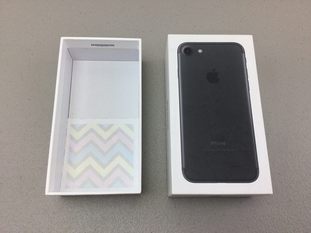Original Apple iPhone 7- 2016 for Model Black 32 GB Empty Box Only